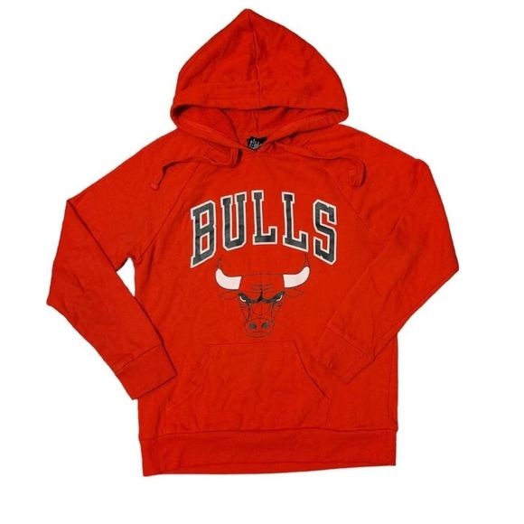 Vintage NBA Chicago Bulls Red Hoodie Sweatshirt Top Size: M - Picture 1 of 5